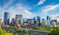A photo of Calgary's skyline