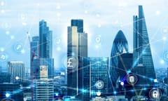 A graphic of the City of London