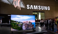 Ho Chi Minh city / Vietnam - Dec 12th 2018: Review Samsung QLED 8K