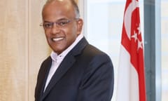 Headshot of Singapore's Law Minister K Shanmugam SC