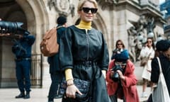 PARIS, FRANCE - MARCH 5, 2018: Caroline Daur after STELLA MCCARTNEY show at Paris Fashion Week Fall / Winter 2018-2019