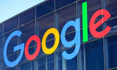 August 19, 2018 Mountain View / CA / USA - Google logo on one of the buildings situated in Googleplex, the company's main campus in Silicon Valley