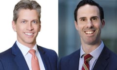 Formal headshots of Ben Bruton and James Noble