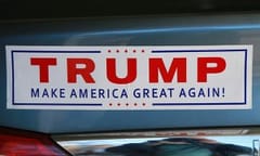 Trump files trademark application for re-election campaign slogan