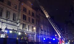 Blaze damages historic headquarters of the Law Society of England and Wales