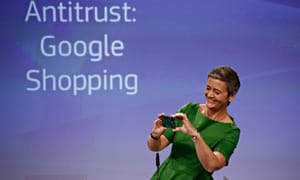 EU's Vestager casts her eye over Apple, Google and Amazon