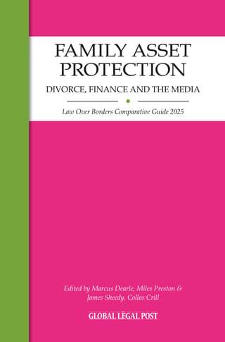 Family Asset Protection Law Guide: Divorce, Finance and the Media
