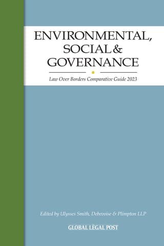 Environmental, Social & Governance Law Guide