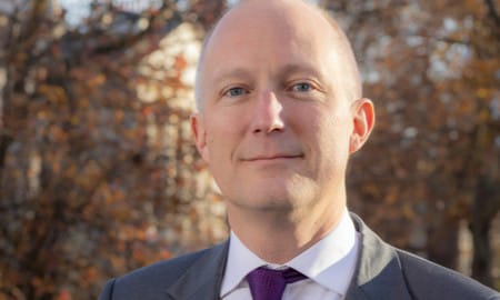 Headshot of Bar Council chair Sam Townend