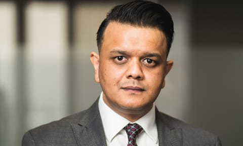 Portrait photograph of Syed Rahmen