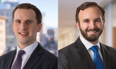 Chief transformation officer Oliver Campbell (left) and  Paul Otto, managing partner for legal technology