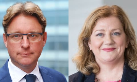 Matthew Bull and Jennifer Caldwell
