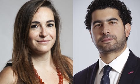 Portrait of Michela D'Avino and Bahaa Ezzelarab
