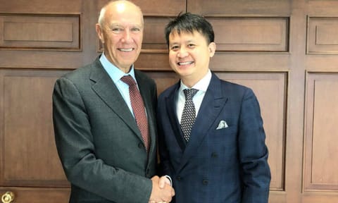 Photograph of Daren Tang and Francis Gurry