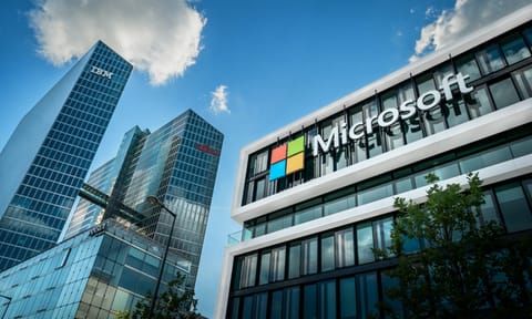 Pic of The IBM Watson IoT Center and Microsoft Headquaters in Munich Germany