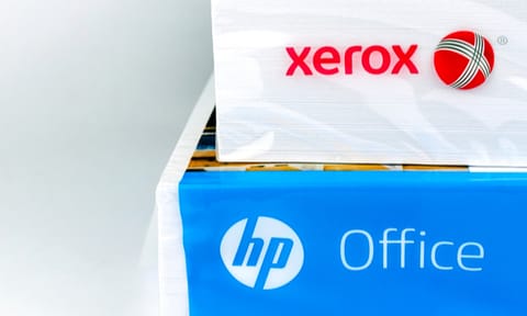 Xerox and HP logos
