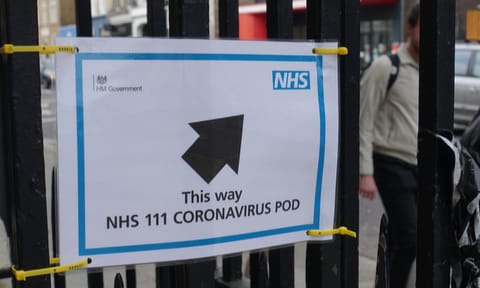 pic of a coronavirus assessment pod