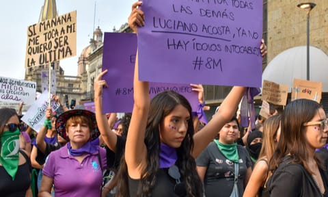 Pic of Mexico women's day march