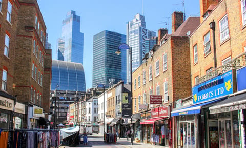 Petticoat Lane Market - a traditional clothing market in East London