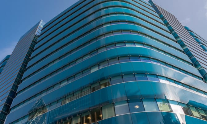 CITY OF LONDON, LONDON-SEPTEMBER 7,2017: The St Botolph Building in high-tech architectural style on September 7, 2017 in London.