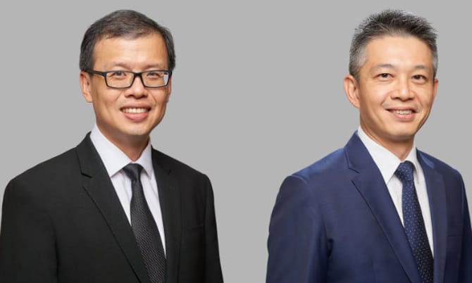 A photo of Kelvin Poon and Kim Beng Ng
