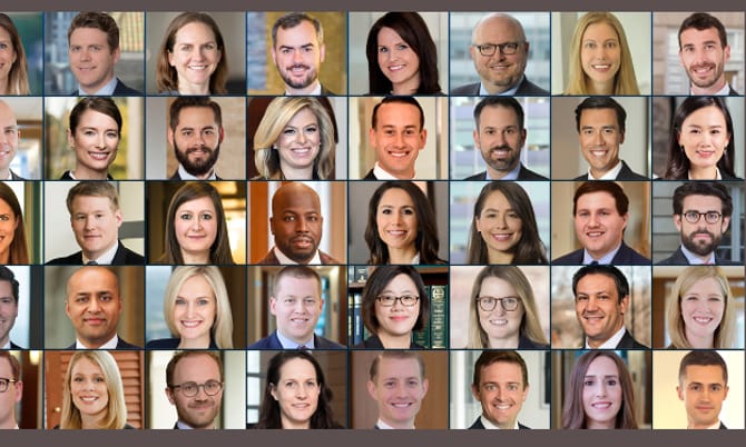A montage of the new partners